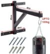 24" Inches Wall Bracket Punch Bag Heavy Duty Boxing Bag MMA Steel Wall Mount Hanging Stand Athletics Gear AG