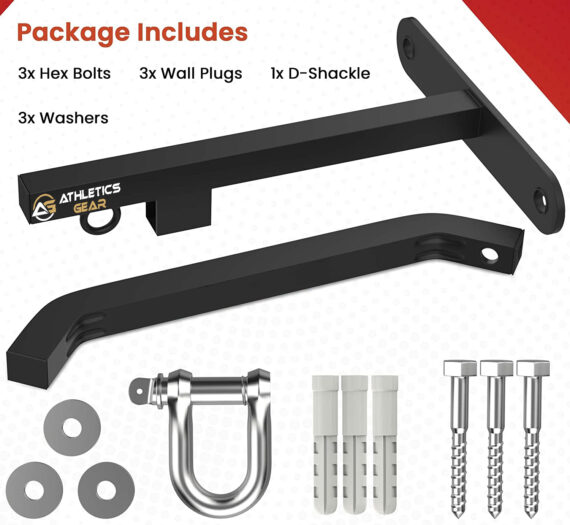 Punch Bag Wall Bracket Steel Iron 17 inches Mount Weight Hanging Stand Wall Hanger Boxing MMA Reflex Bag Speed Ball Swivel Athletics Gear AG