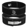 Powerlifting Leather Gym Weightlifting Belt with Lever Buckle with Lever Buckle 4 Inches - Athletics Gear AG