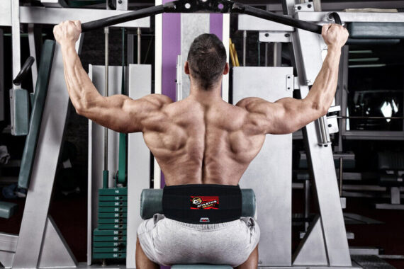 Weight Lifting Belt 6 Inches Gym Back Support Power Training Lower Lumber Pain Athletics Gear AG