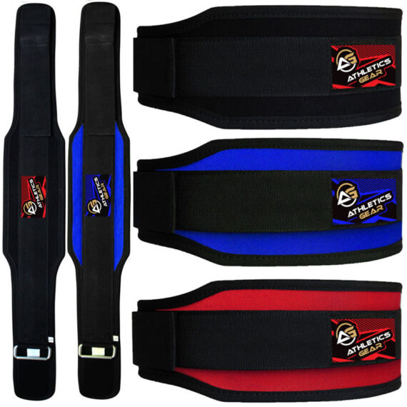 Weight Lifting Belt Gym Back Support Power Training Work Fitness Lumber Pain