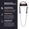 Adjustable Head Harness Dipping Neck Builder Belt Weight Lifting Chain Athletics Gear AG