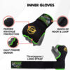 Gel Padded Inner Gloves Hook & Loop Boxing Hand Wraps Fist Padded Bandages MMA Gel Strap Mitts Kick for Knuckle Protection Athletics Gear AG
