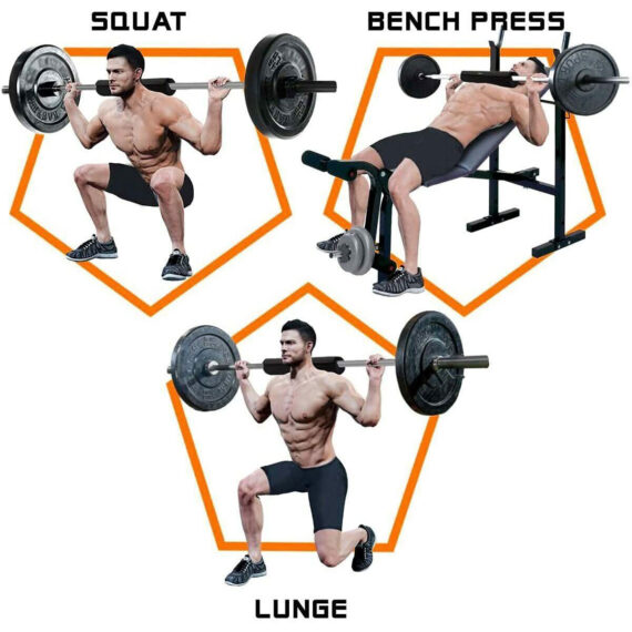 Weight Lifting Barbell Pad Squat Bar Powerlifting Neck Shoulder Protection