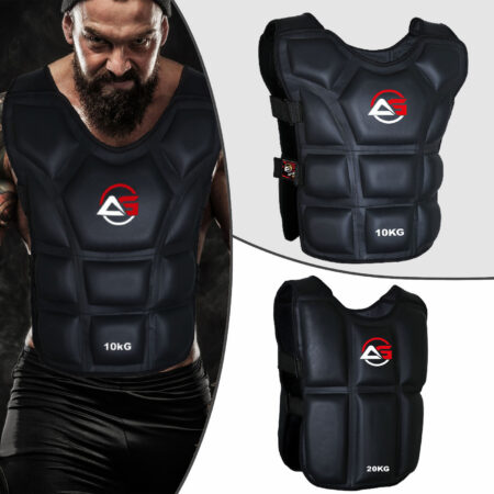 Pro Weighted Vest Jacket Gym CrossFit Fitness Sports Training Weight Loss Jacket Athletics Gear AG