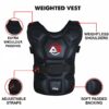 Pro Weighted Vest Jacket Gym CrossFit Fitness Sports Training Weight Loss Jacket Athletics Gear AG