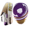 Focus Pads Hook & Jab Mitts Kick Boxing MMA Strike Punch Bag Kick Curved Athletics Gear AG