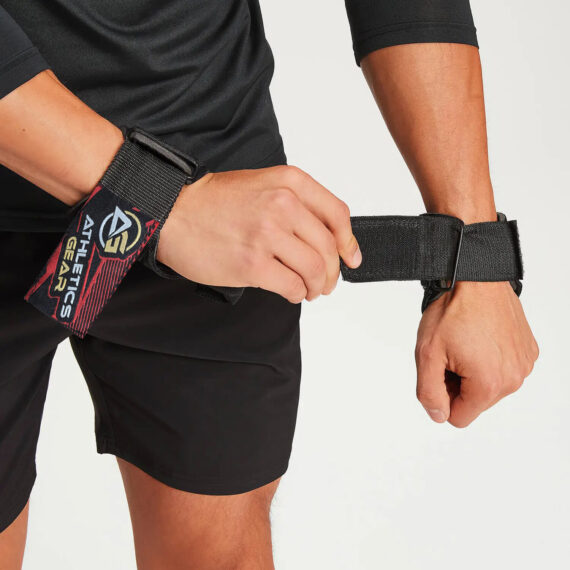 Weight Lifting Hook Straps Training Gym Bar Pull Up Wrist Support Gloves Athletics Gear AG