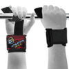 Padded Weight Lifting Wrist Straps Gym Deadlift Grip Support Pair Athletics Gear