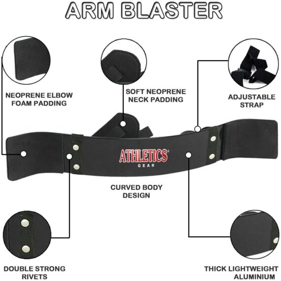 Heavy-Duty Arm Blaster Body Building Bomber Bicep Curl Triceps Muscle Fitness Athletics Gear AG