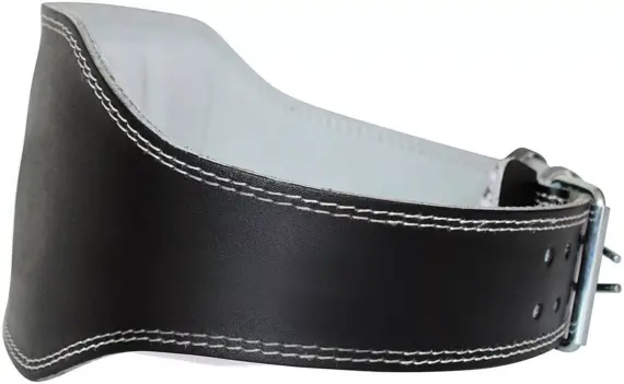 Premium Leather Weightlifting Belt - 6 Inches Athletics Gear AG