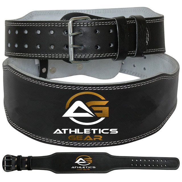 Leather Weightlifting Belt - 4 Inches Athletics Gear AG Ascended