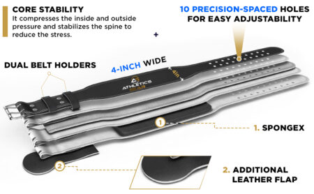 ATHLETICS-GEAR-BOXTER-LTD-BOXTER-SPORTS-WEIGHT-LIFTING-4-LEATHER-BLACK-BELT-2nd-BACK-SUPPORT-STRAP-GYM-FITNESS-TRAINING-ATHLETICS