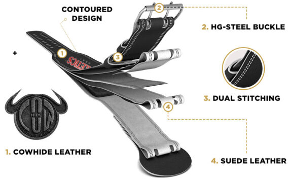 Leather Weightlifting Belt - 4 Inches Athletics Gear AG