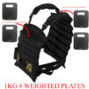 Adjustable 6kg-10kg Weight Training and Strength Training Weight Vest Jacket Athletics Gear AG