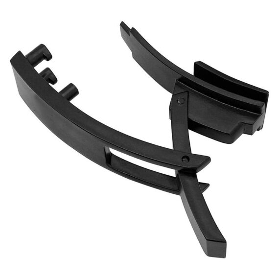 Powerlifting Leather Gym Weightlifting Belt with Lever Buckle with Lever Buckle Black- Athletics Gear AG