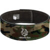 Powerlifting Leather Gym Weightlifting Belt with Lever Buckle with Lever Buckle Camo- Athletics Gear AG