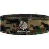Powerlifting Leather Gym Weightlifting Belt with Lever Buckle with Lever Buckle Camo- Athletics Gear AG
