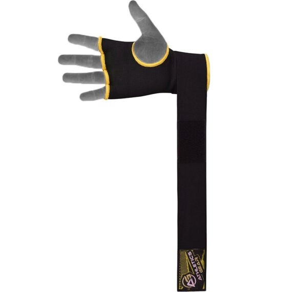 Gel Padded Inner Gloves Hook & Loop Boxing Hand Wraps Fist Padded Bandages MMA Gel Strap Mitts Kick for Knuckle Protection Athletics Gear AG